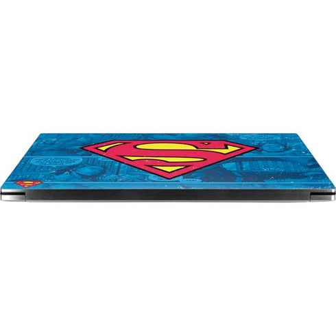 DC Comics Superman Logo Background Pattern Dell XPS Skin
